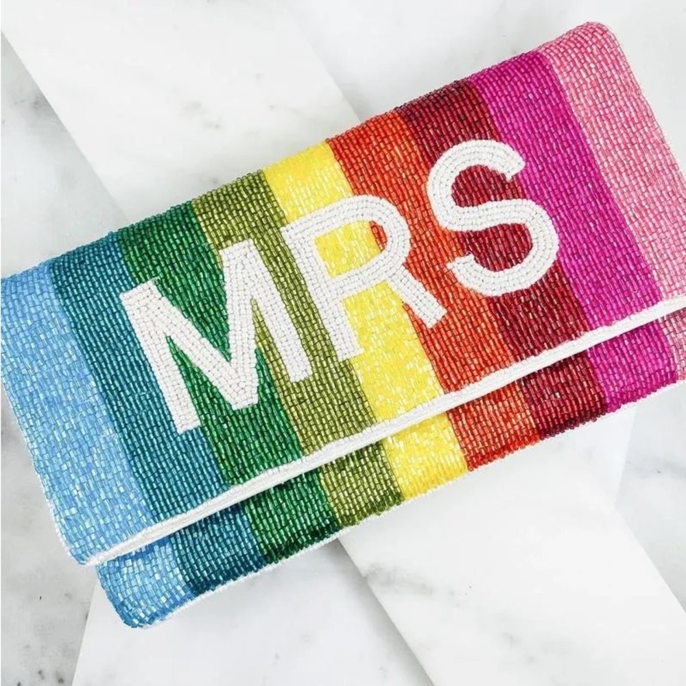 MRS Rainbow Beaded Multi Crossbody